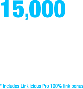 15,000 link package